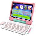 Kids Tablet, Android 16 Tablet for Kids 10 inch Octa-Core 2.2GHz with Case, 30GB RAM 64GB ROM, 2TB Expand, Parental Control, Dual Camera, BT, WiFi, with Keyboard Mouse Stylus, Gift (Pink)