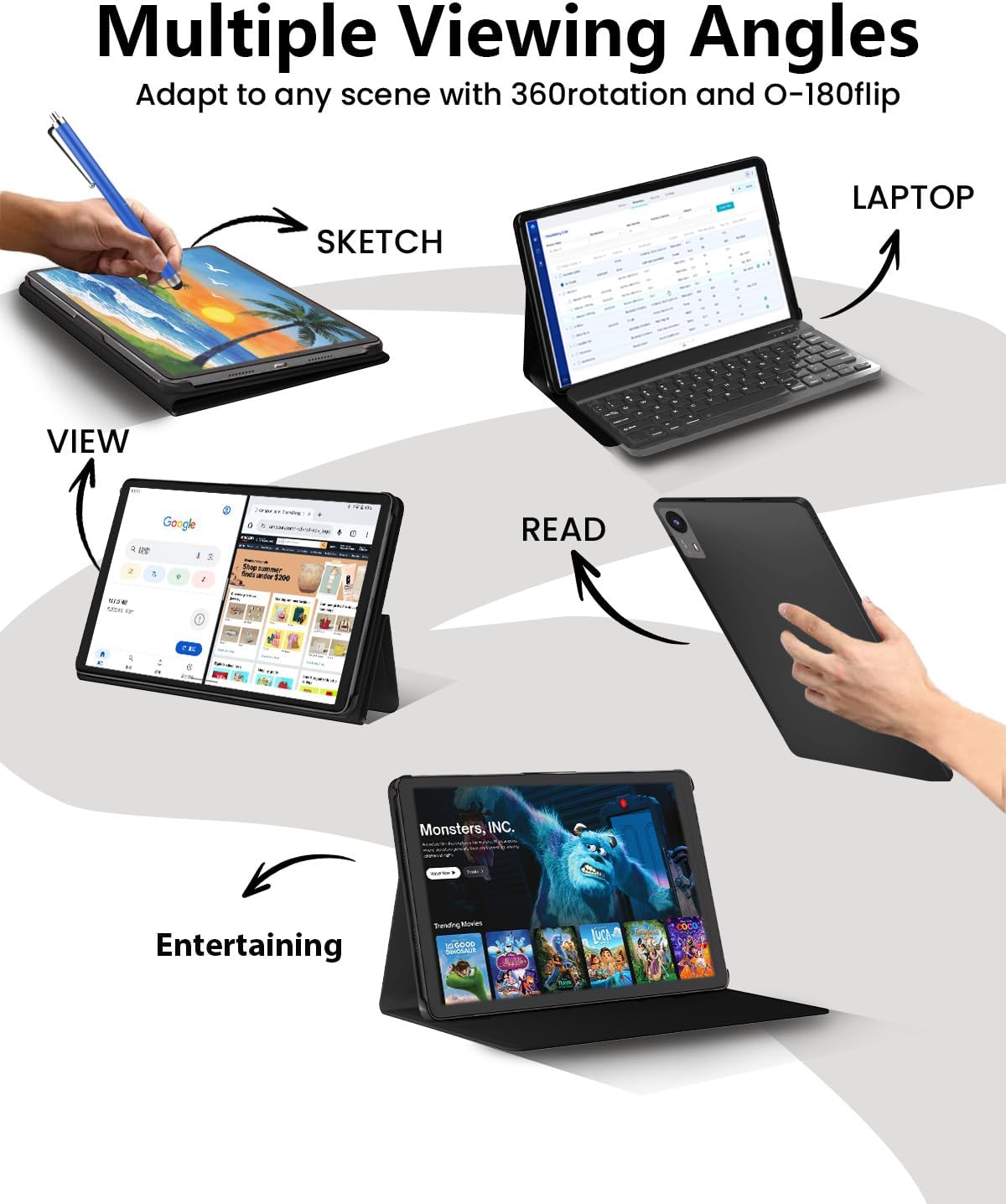 ECOPAD 11-inch Android 16 Tablet | 32GB+128GB, 90Hz FHD+
