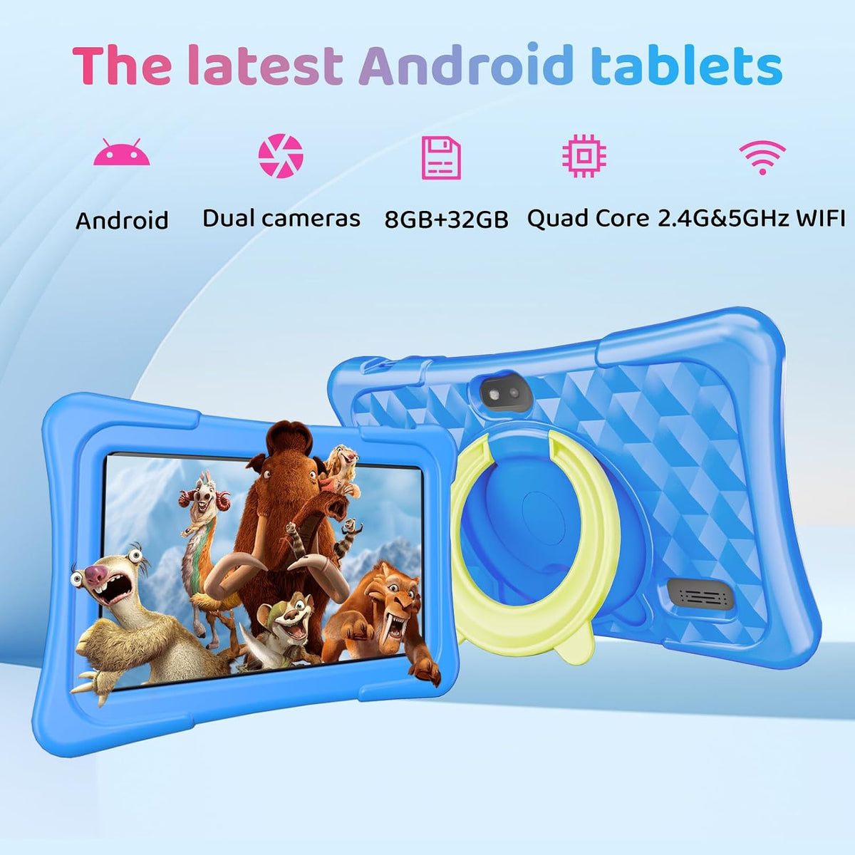 ECOPAD 7-inch Kids Tablet | 6GB+32GB, 1TB Expandable